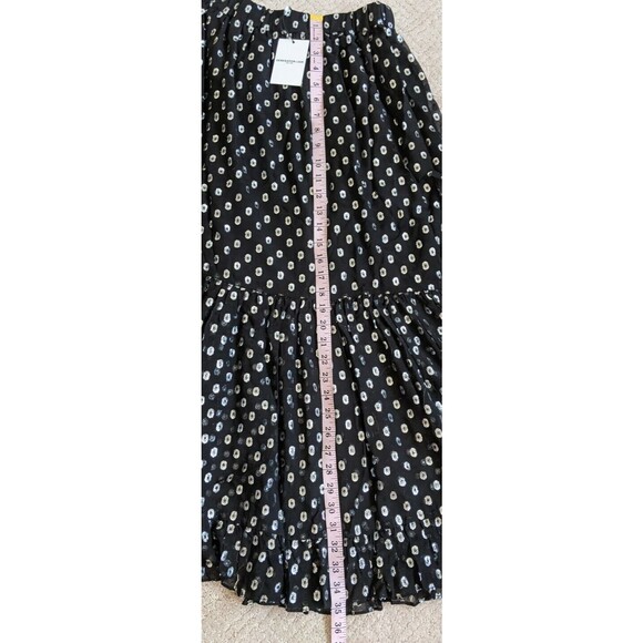 Generation Love Selena Skirt Midi Silk Metallic Elastic Waist Pull On Witchy XS - Picture 4 of 8